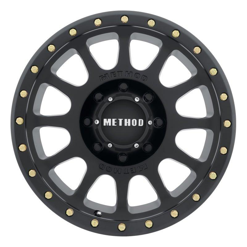 Method MR305 NV 17x8.5 0mm Offset 8x6.5 130.81mm CB Matte Black Wheel - NP Motorsports