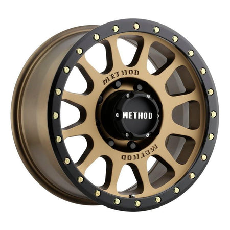 Method MR305 NV 17x8.5 0mm Offset 8x6.5 130.81mm CB Method Bronze/Black Street Loc Wheel - NP Motorsports