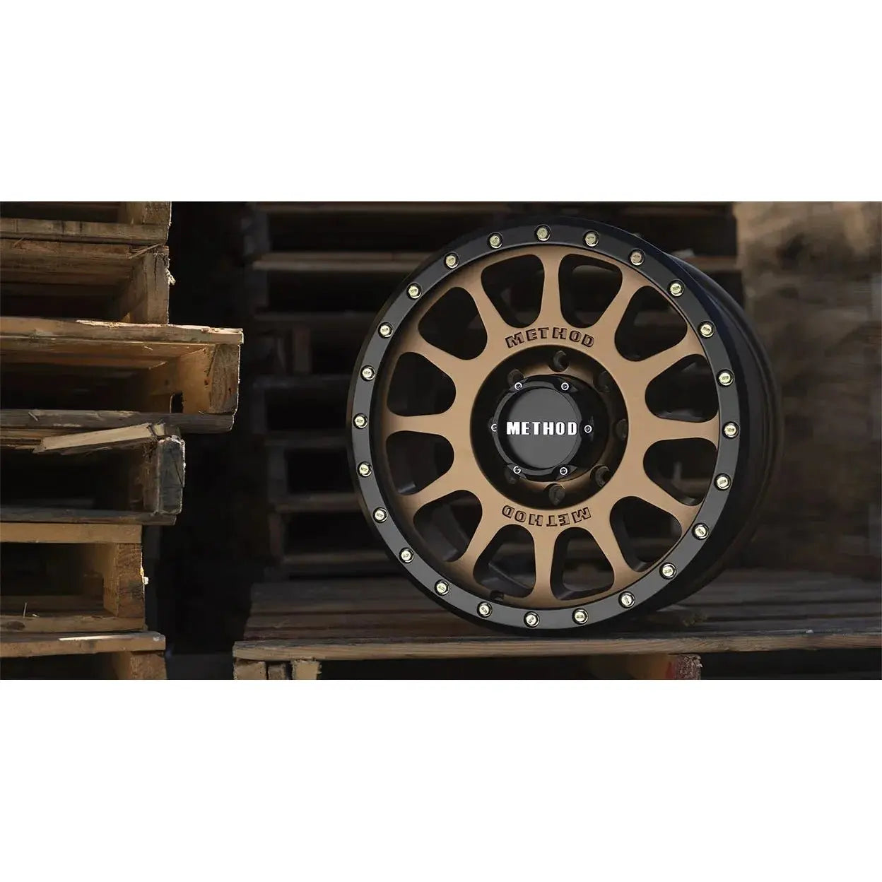 Method MR305 NV 17x8.5 25mm Offset 6x5.5 108mm CB Method Bronze/Black Street Loc Wheel - NP Motorsports