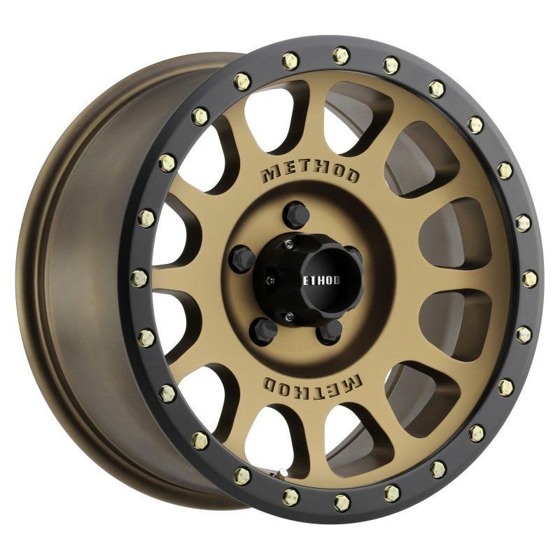 Method MR305 NV 18x9 0mm Offset 5x150 116.5mm CB Method Bronze/Black Street Loc Wheel - NP Motorsports