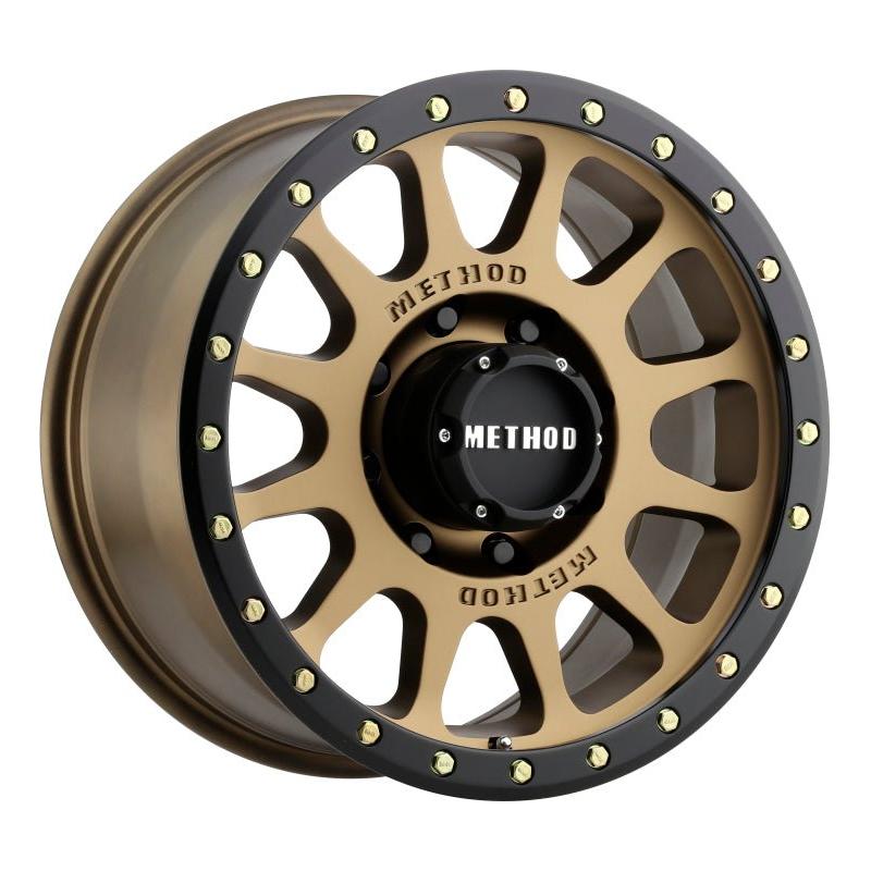 Method MR305 NV 18x9 +18mm Offset 8x170 130.81mm CB Method Bronze/Black Street Loc Wheel - NP Motorsports