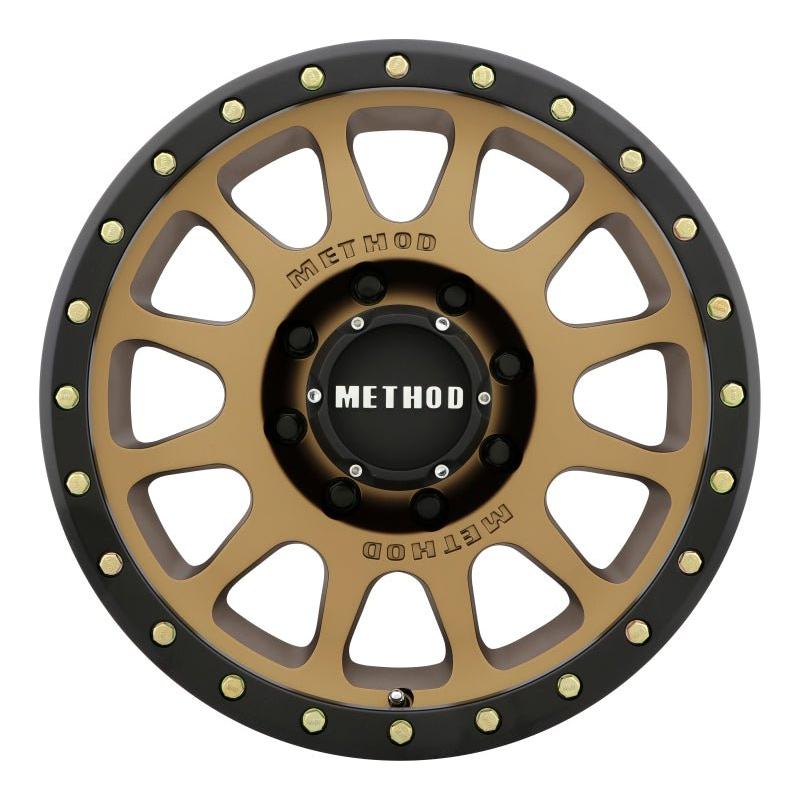 Method MR305 NV 20x10 -18mm Offset 8x6.5 130.81mm CB Method Bronze/Black Street Loc Wheel - NP Motorsports