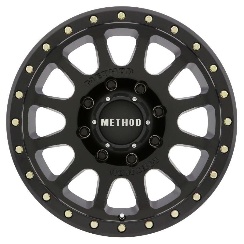 Method MR305 NV HD 17x8.5 0mm Offset 8x180 130.81mm CB Matte Black Wheel - NP Motorsports