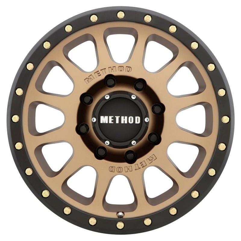 Method MR305 NV HD 18x9 +18mm Offset 8x6.5 130.81mm CB Method Bronze/Black Street Loc Wheel - NP Motorsports