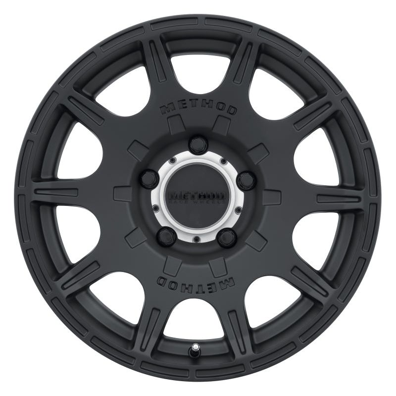 Method MR308 Roost 17x8.5 0mm Offset 5x5 71.5mm CB Matte Black Wheel - NP Motorsports