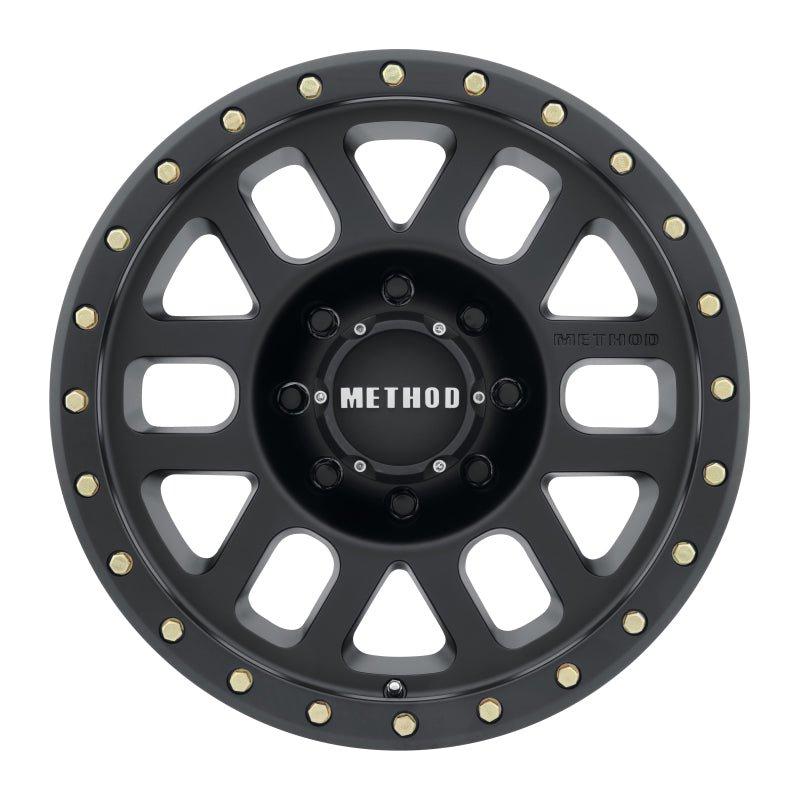 Method MR309 Grid 17x8.5 0mm Offset 8x6.5 130.81mm CB Matte Black Wheel - NP Motorsports