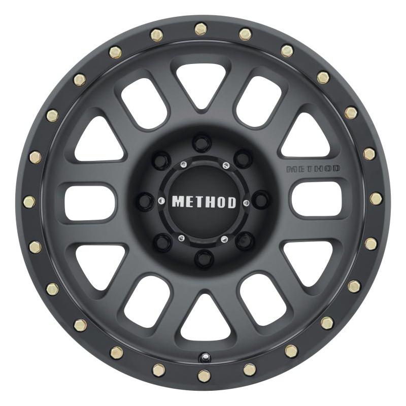 Method MR309 Grid 18x9 +18mm Offset 8x170 130.81mm CB Titanium/Black Street Loc Wheel - NP Motorsports