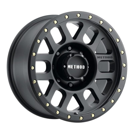 Method MR309 Grid 18x9 +18mm Offset 8x180 130.81mm CB Matte Black Wheel - NP Motorsports