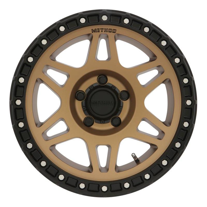 Method MR312 17x8.5 0mm Offset 5x5 71.5mm CB Method Bronze/Black Street Loc Wheel - NP Motorsports