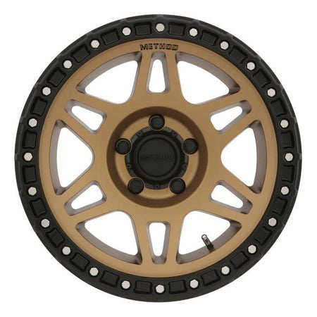 Method MR312 17x8.5 0mm Offset 5x5 71.5mm CB Method Bronze/Black Street Loc Wheel - NP Motorsports