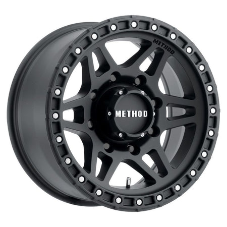 Method MR312 18x9 +18mm Offset 8x6.5 130.81mm CB Matte Black Wheel - NP Motorsports