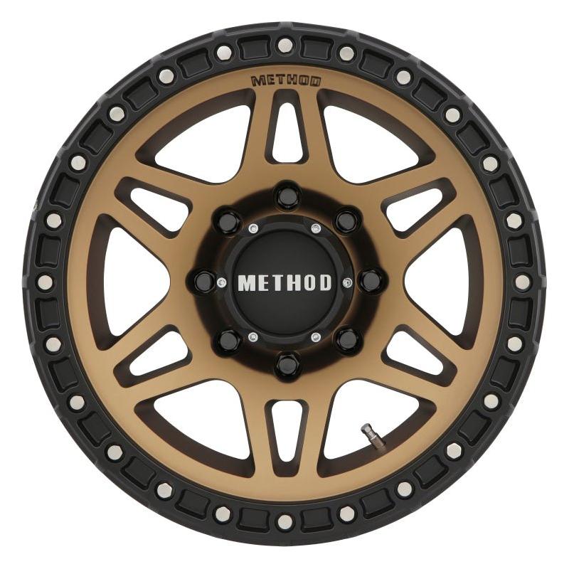 Method MR312 18x9 +18mm Offset 8x6.5 130.81mm CB Method Bronze/Black Street Loc Wheel - NP Motorsports