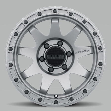 Method MR317 17x8.5 0mm Offset 6x135 87mm CB Matte Titanium Wheel - NP Motorsports