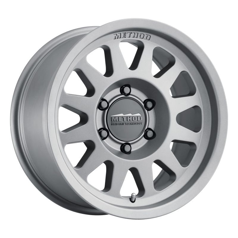 Method MR704 17x8.5 0mm Offset 5x5 71.5mm CB Matte Titanium Wheel - NP Motorsports