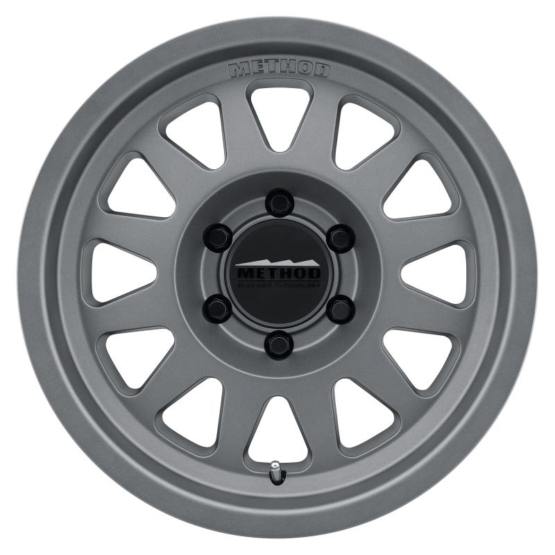 Method MR704 17x8.5 0mm Offset 6x5.5 106.25mm CB Matte Titanium Wheel - NP Motorsports