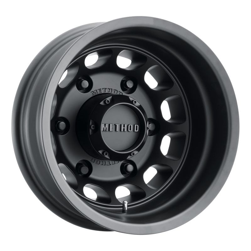 Method MR901 - REAR 16x5.5 -138mm Offset 6x205 161.04mm CB Matte Black Wheel - NP Motorsports