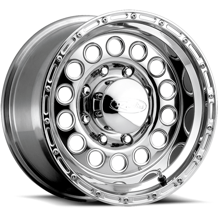 Raceline 887 Rock Crusher 15x10in / 6x139.7 BP / -47mm Offset / 107.95mm Bore - Polished Wheel - NP Motorsports