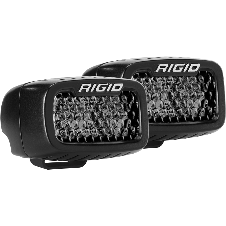 Rigid Industries SR-M Series PRO Midnight Edition - Spot - Diffused - Pair - NP Motorsports