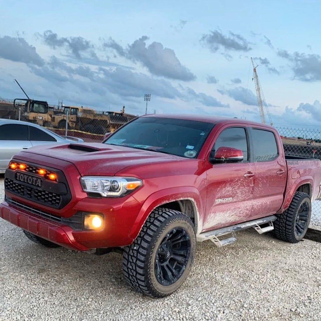 Toyota Tacoma | Amber Raptor Lights For TRD Pro Grille - Truck Accessories Guy