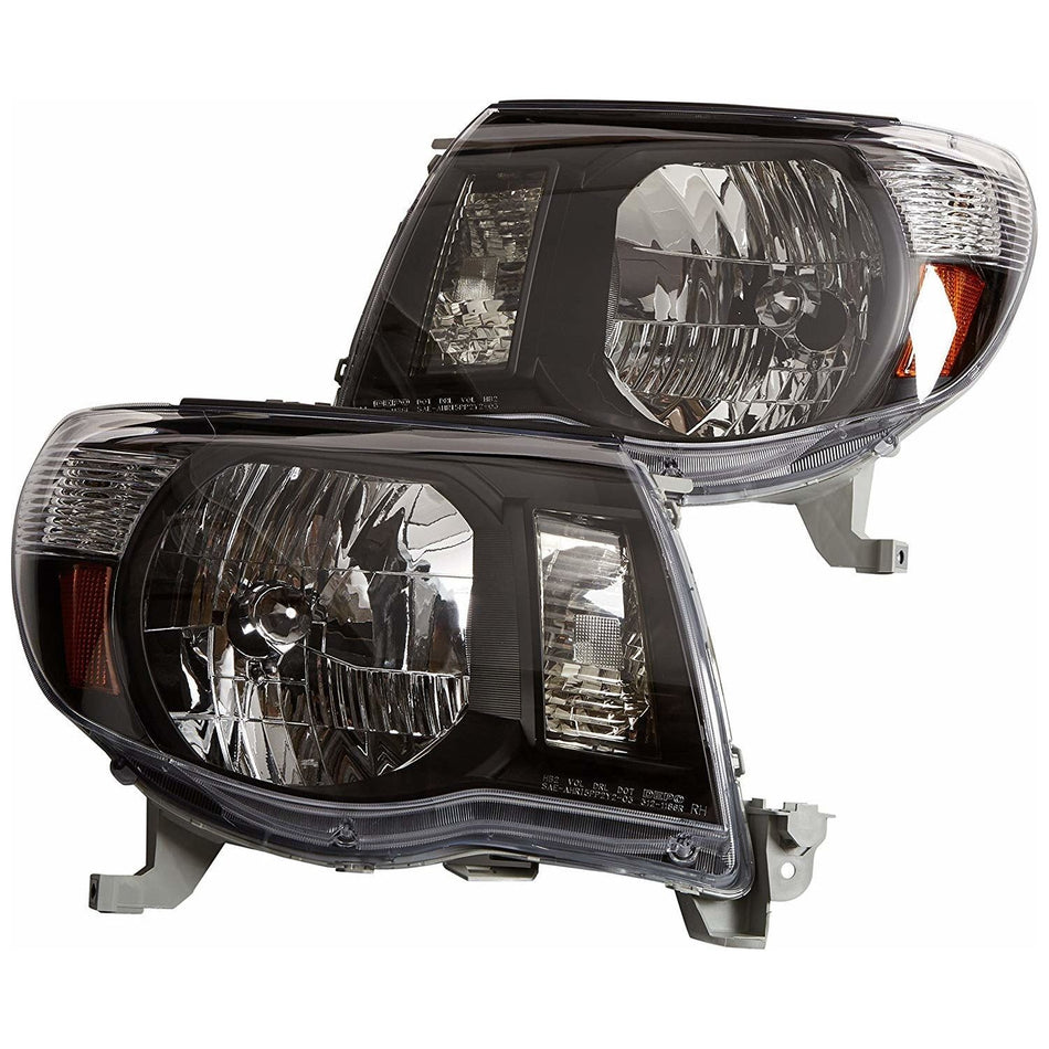 Toyota Tacoma Black Headlights | 2005-2011 | All Models - Truck Accessories Guy
