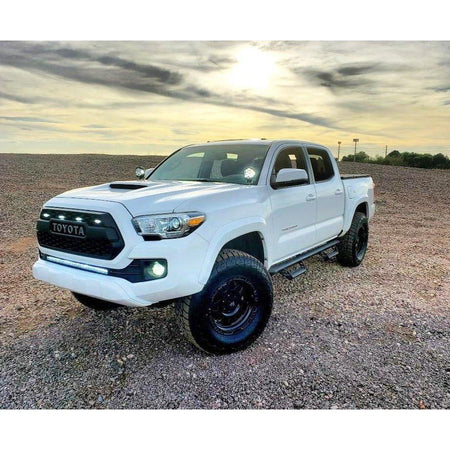 Toyota Tacoma | White Raptor Lights For TRD Pro Grille - Truck Accessories Guy