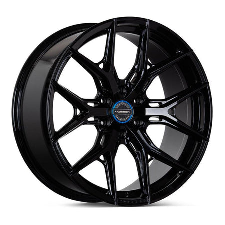 Vossen HF6-4 22x10 / 6x139.7 / ET-18 / Super Deep Face / 106.1 - Gloss Black Wheel - NP Motorsports