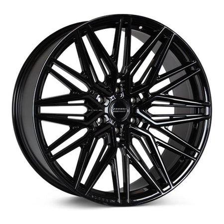 Vossen HF6-5 22x9.5 / 6x139.7 / ET20 / Deep Face / 106.1 - Gloss Black Wheel - NP Motorsports