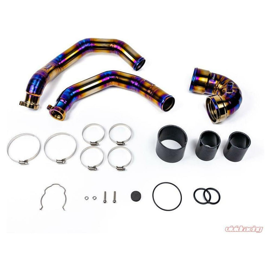 VR Performance Titanium Chargepipes and J-pipe BMW M3 | M4 | M2C | F8x 2015-2021 - TAG Motorsports
