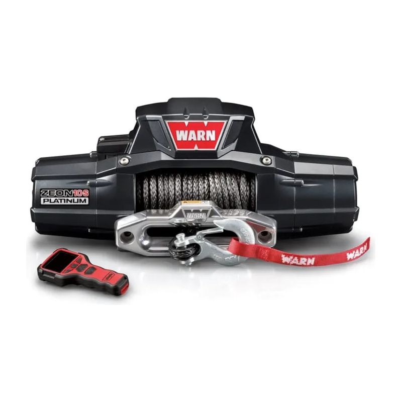 Warn ZEON Platinum 10-S Recovery 10000lb Winch with Spydura Synthetic Rope - 92815 - NP Motorsports