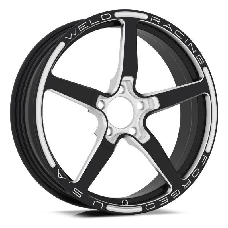 Weld Alumastar 1-Piece 18x6 / 5x115 BP / 2.7in. BS Black Wheel - Non-Beadlock - NP Motorsports