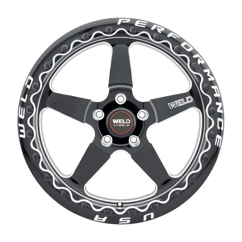 Weld Magnum Import 13x10 / 4x100mm BP / 5in. BS Black Wheel - Black Single Beadlock MT - NP Motorsports