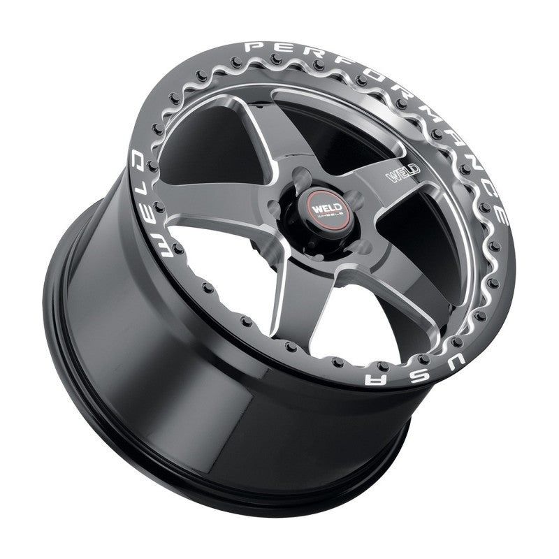 Weld Magnum Import 13x10 / 4x100mm BP / 5in. BS Black Wheel - Black Single Beadlock MT - NP Motorsports