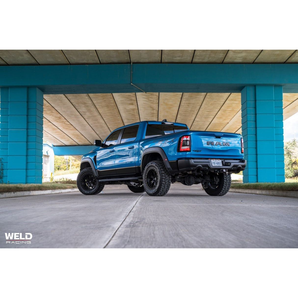 Weld Off-Road W107 20X10 Ledge 6X139.7 ET-18 BS4.75 Satin Gun / Black Ring 106.1 - NP Motorsports