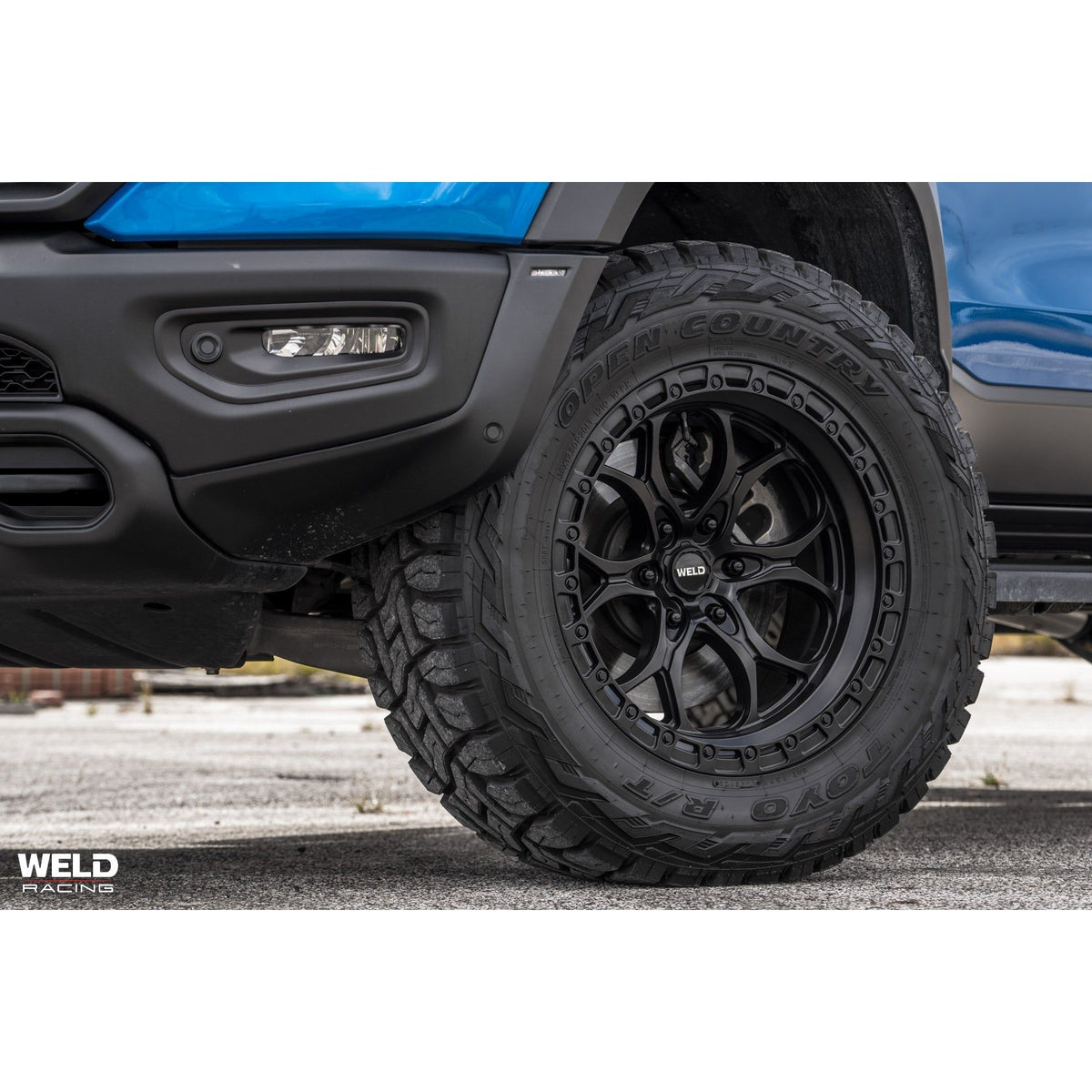 Weld Off-Road W108 20X9 Ledge 6X135 ET00 BS5.00 Satin Black / Black Ring 87.1 - NP Motorsports