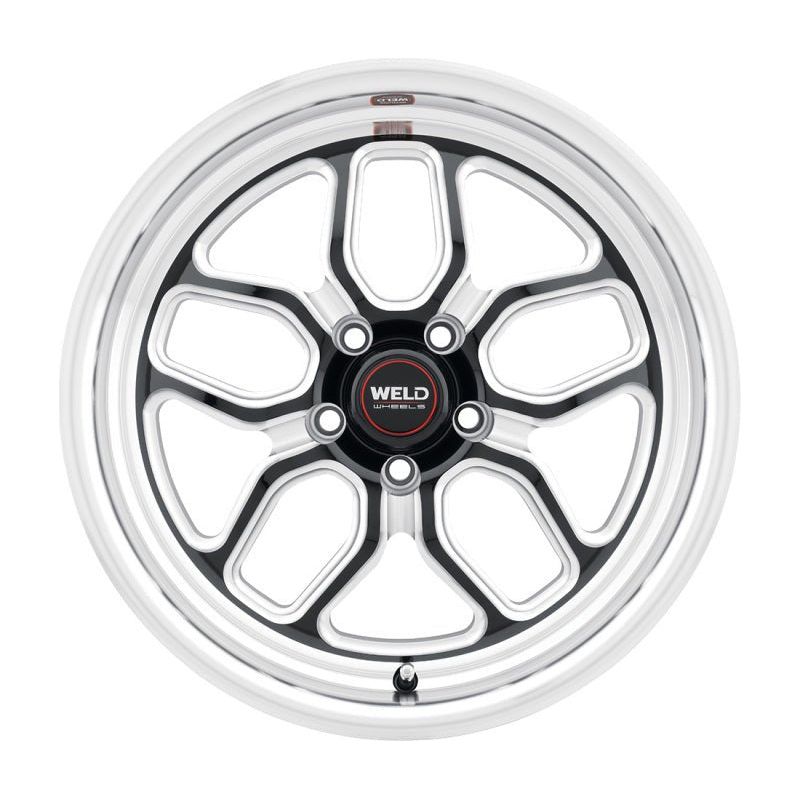 Weld Racing 17x10 Laguna Drag Wheel 5x127 ET38 BS7.00 Gloss BLK MIL DIA 71.5 - NP Motorsports