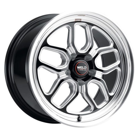 Weld Racing 17x10 Laguna Drag Wheel 5x127 ET38 BS7.00 Gloss BLK MIL DIA 71.5 - NP Motorsports