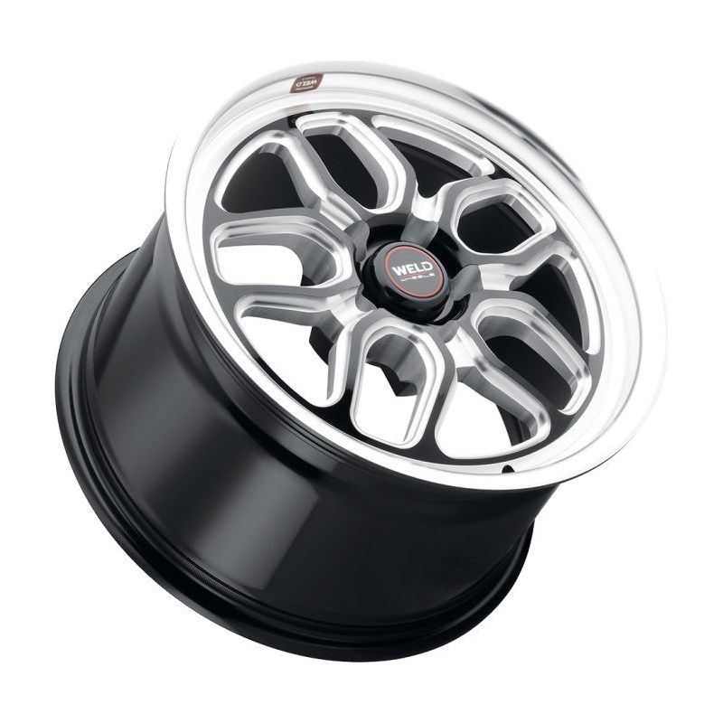 Weld Racing 17x10 Laguna Drag Wheel 5x127 ET38 BS7.00 Gloss BLK MIL DIA 71.5 - NP Motorsports