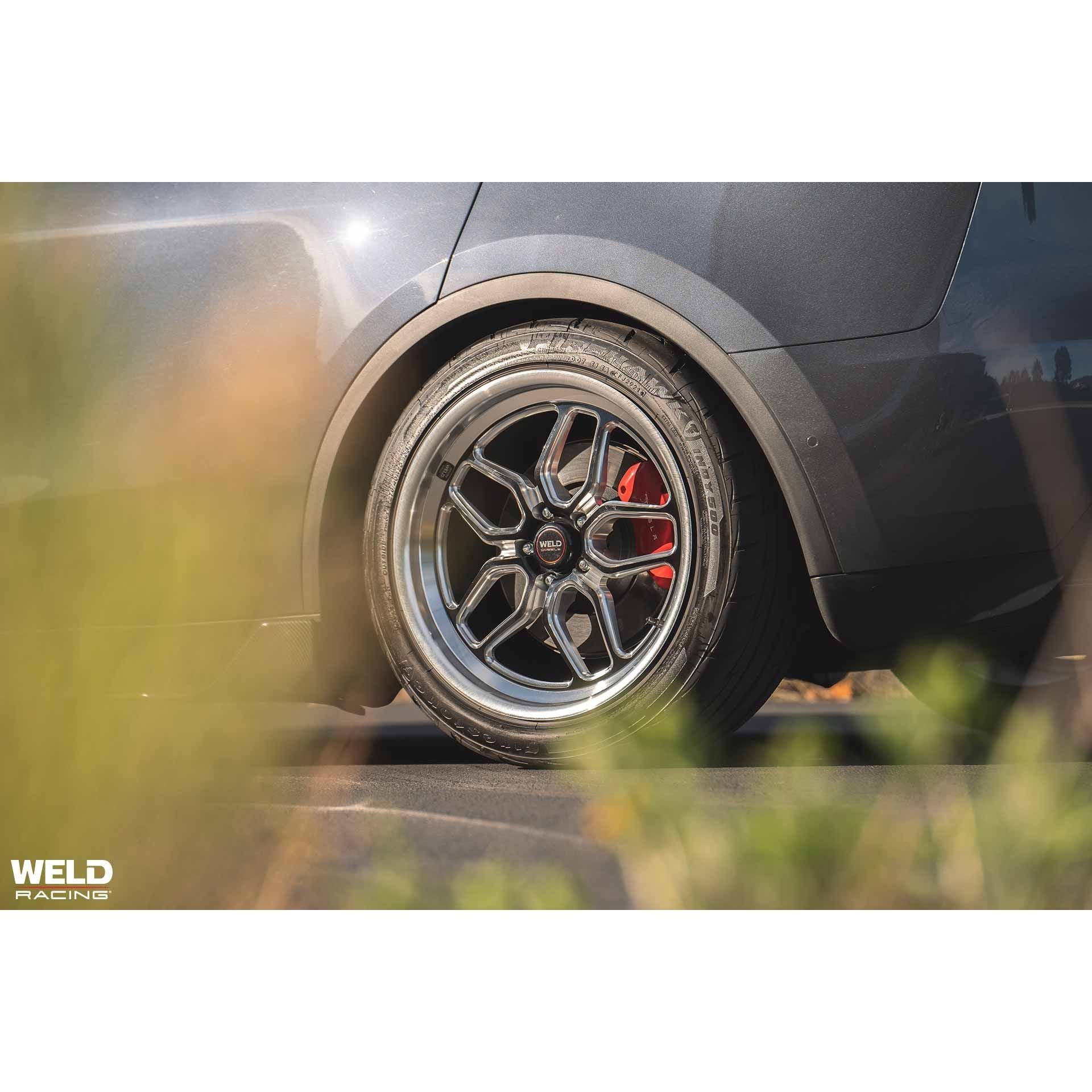 Weld Racing 17x10 Laguna Drag Wheel 5x127 ET38 BS7.00 Gloss BLK MIL DIA 71.5 - NP Motorsports