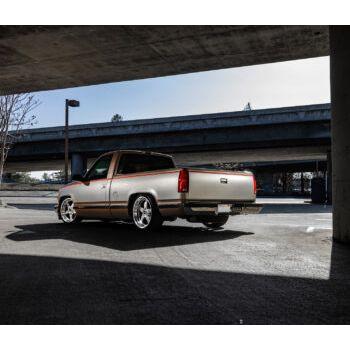 Weld S104 20x9.5 Ventura 5x135 ET13 BS5.75 Gloss BLK MIL DIA 87.1 - NP Motorsports