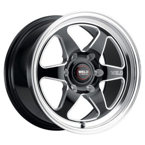 Weld S156 17x10 Ventura 6 Drag 6x139.7 ET25 BS6.50 Gloss BLK MIL DIA 106.1 - NP Motorsports