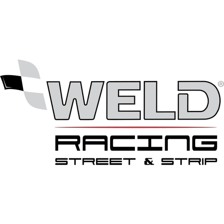 Weld S71 15x10.33 / 5x4.5 BP / 6.5in. BS Black Wheel (Medium Pad) - Black Single Beadlock MT - NP Motorsports