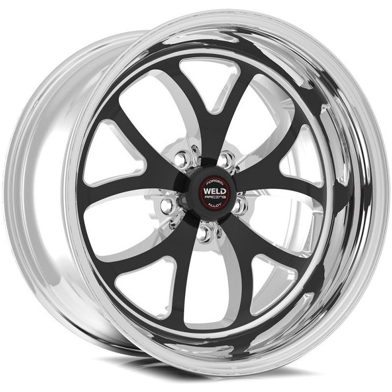 Weld S76 20x9.0 / 5x5 BP / 5.75in. BS Black Wheel (High Pad) - Non-Beadlock - NP Motorsports