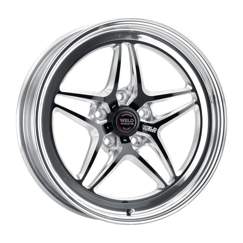 Weld S81 18x5 / 5x120 BP / 2.1in. BS (-23mm Offset) Black Wheel 3.18 ID (High Pad) - Non-Beadlock - NP Motorsports